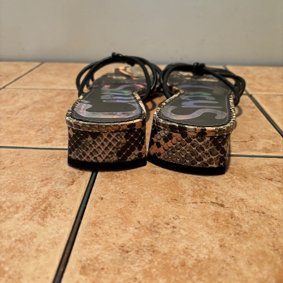 Circus by Sam Edelman Jay Block Heel Knotted Sandals Size 10 - Picture 4 of 10